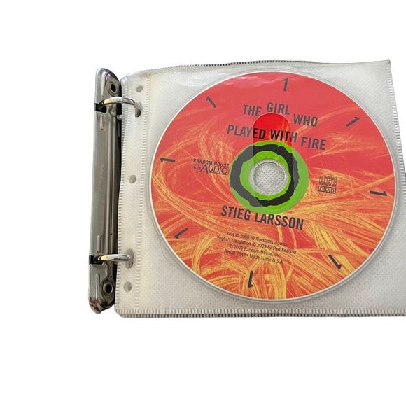 The Girl Who Played With Fire CD Audiobook by Stieg Larson 15 Discs 18 1/2 Hours - Picture 2 of 5